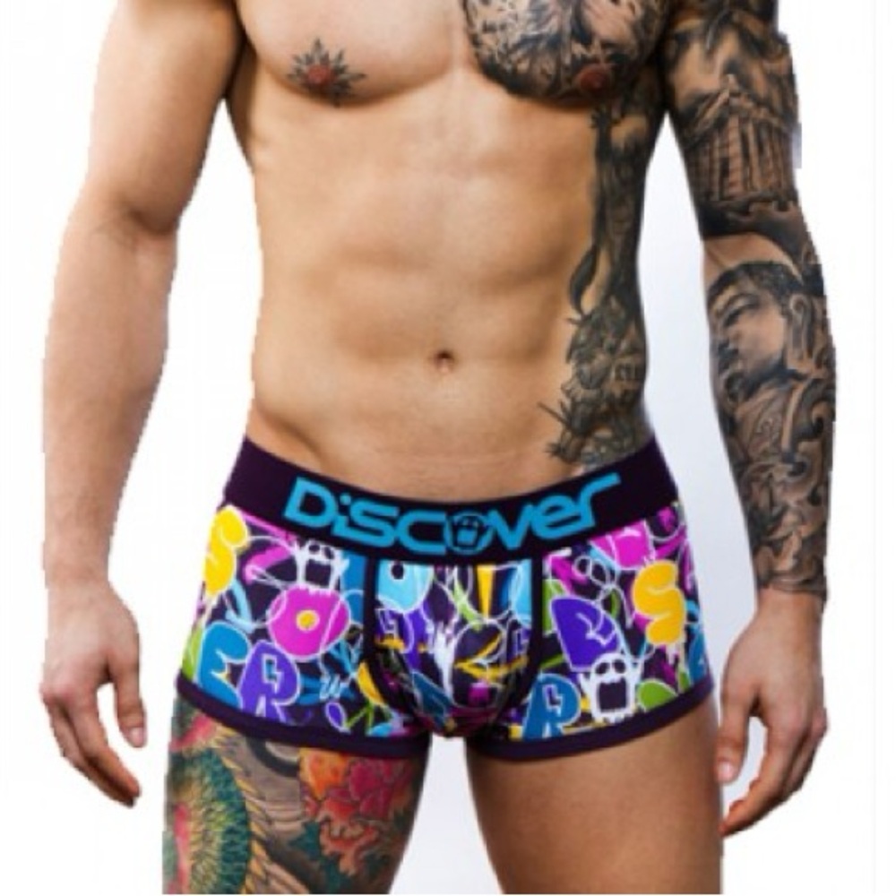 NWOT Discover Boxer Trunks LG